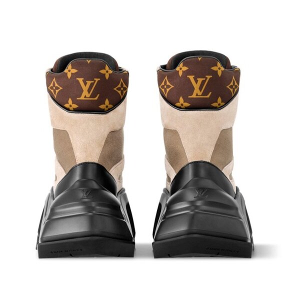 NIB Authentic Louis Vuitton Wmns Archlight 2.0 Platform Ankle Boot 'Khaki Green' - Picture 8 of 12